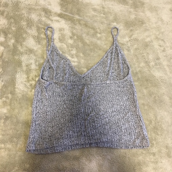 🦋SOLD🦋 Brandy Melville Gray Knit Tank Top - Picture 3 of 4